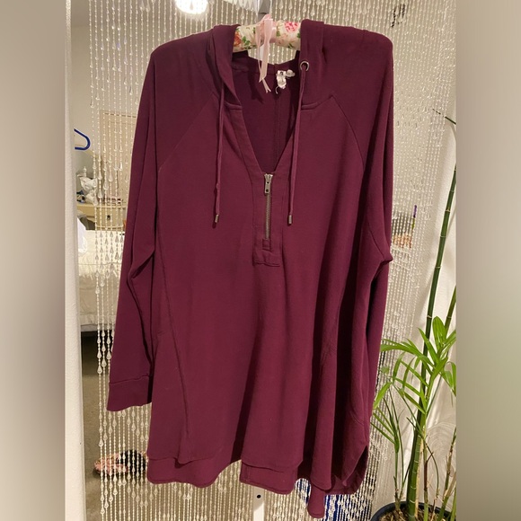 OVERSIZED LONG SLEEVE HOODIE - Picture 5 of 5